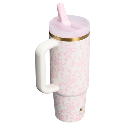 Stanley x LoveShackFancy Floral Quencher H2.0 Tumbler 40oz – Pink Lavender