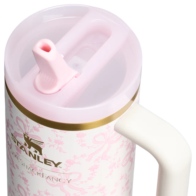 Stanley x LoveShackFancy Floral Quencher H2.0 Tumbler 40oz – Pink Lavender